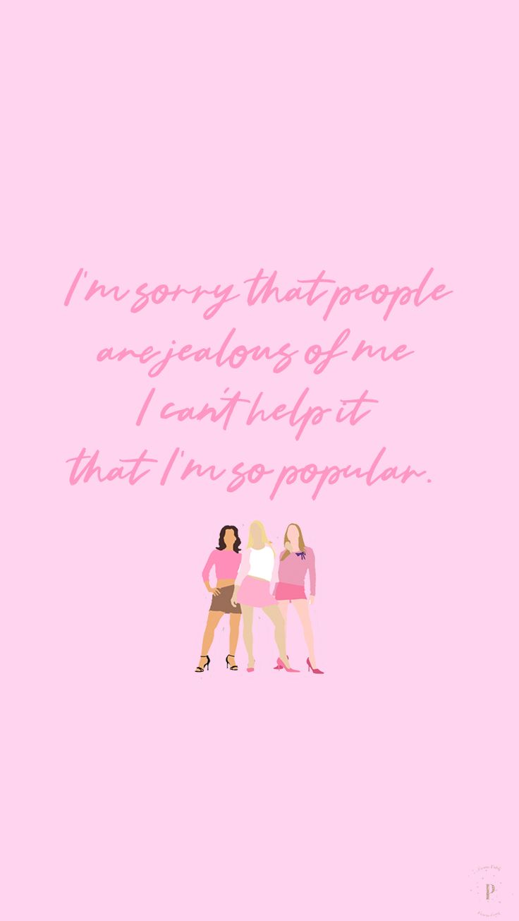 Free Mean Girls iPhone Wallpaper. Fondos de pantalla de películas, Fondo de pantalla animado, Pósters art deco