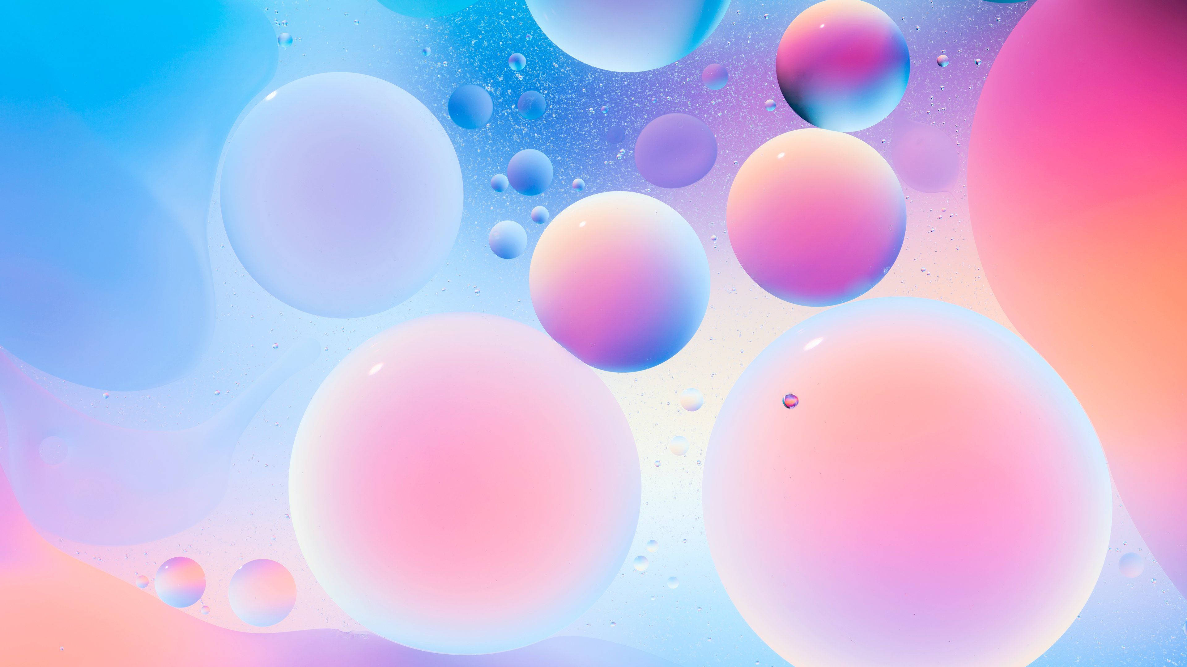Download Aesthetic Chromebook Pastel Droplets Wallpaper