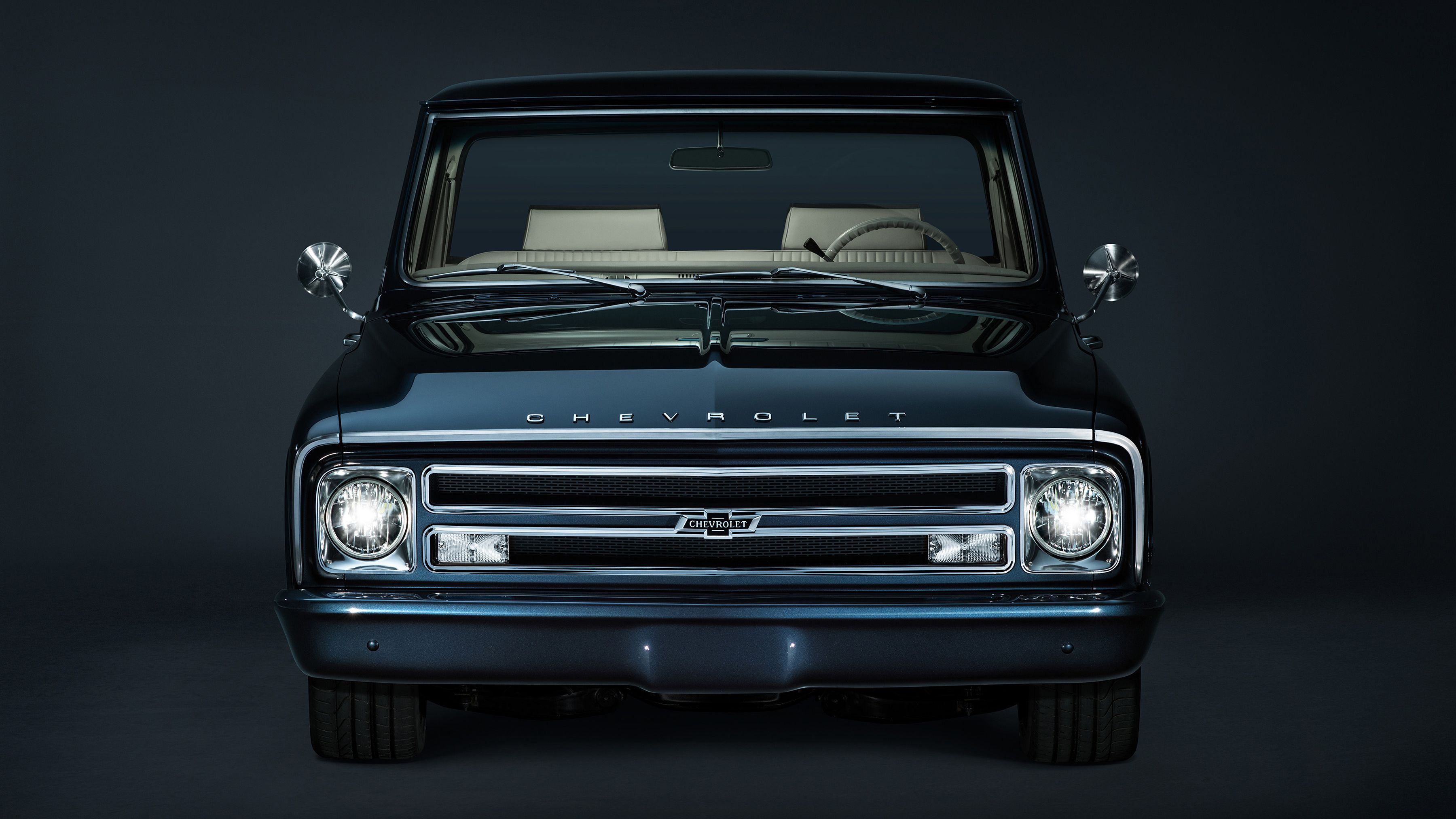 Old Chevy Truck Wallpaper and Background 4K, HD, Dual Screen
