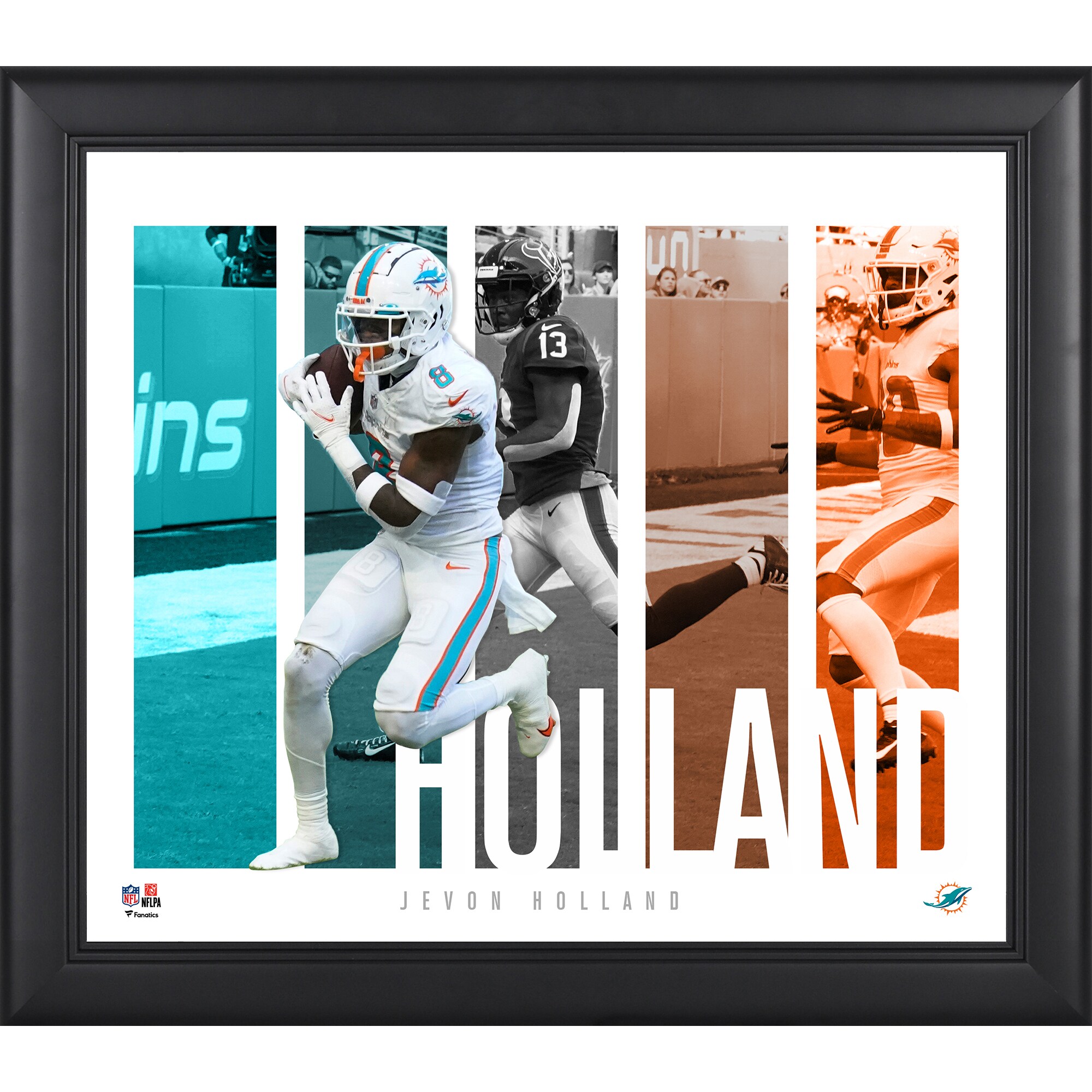 Jevon Holland Miami Dolphins Signed 8x10 Photo Jsa Wit977200