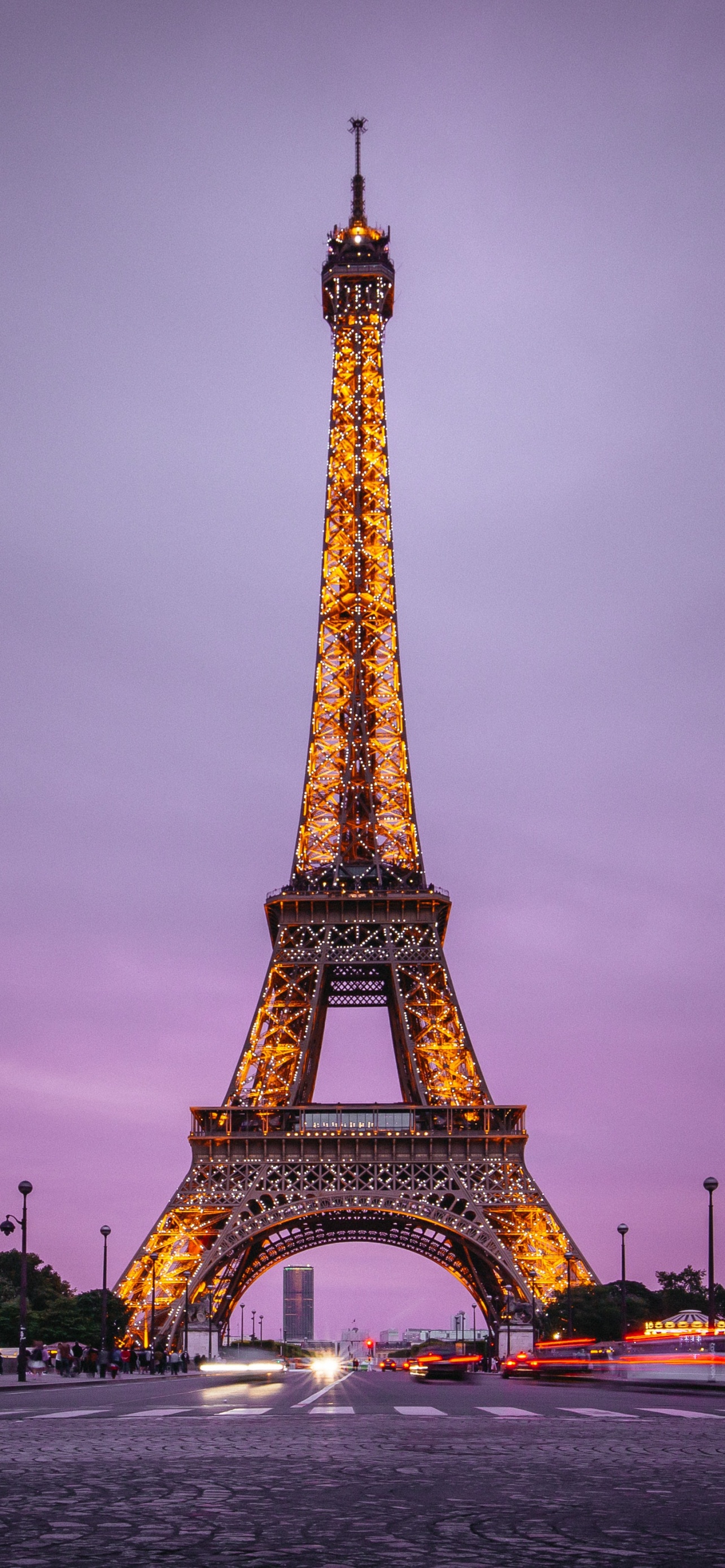 Eiffel Tower Wallpaper 4K, Paris, France, Evening, World