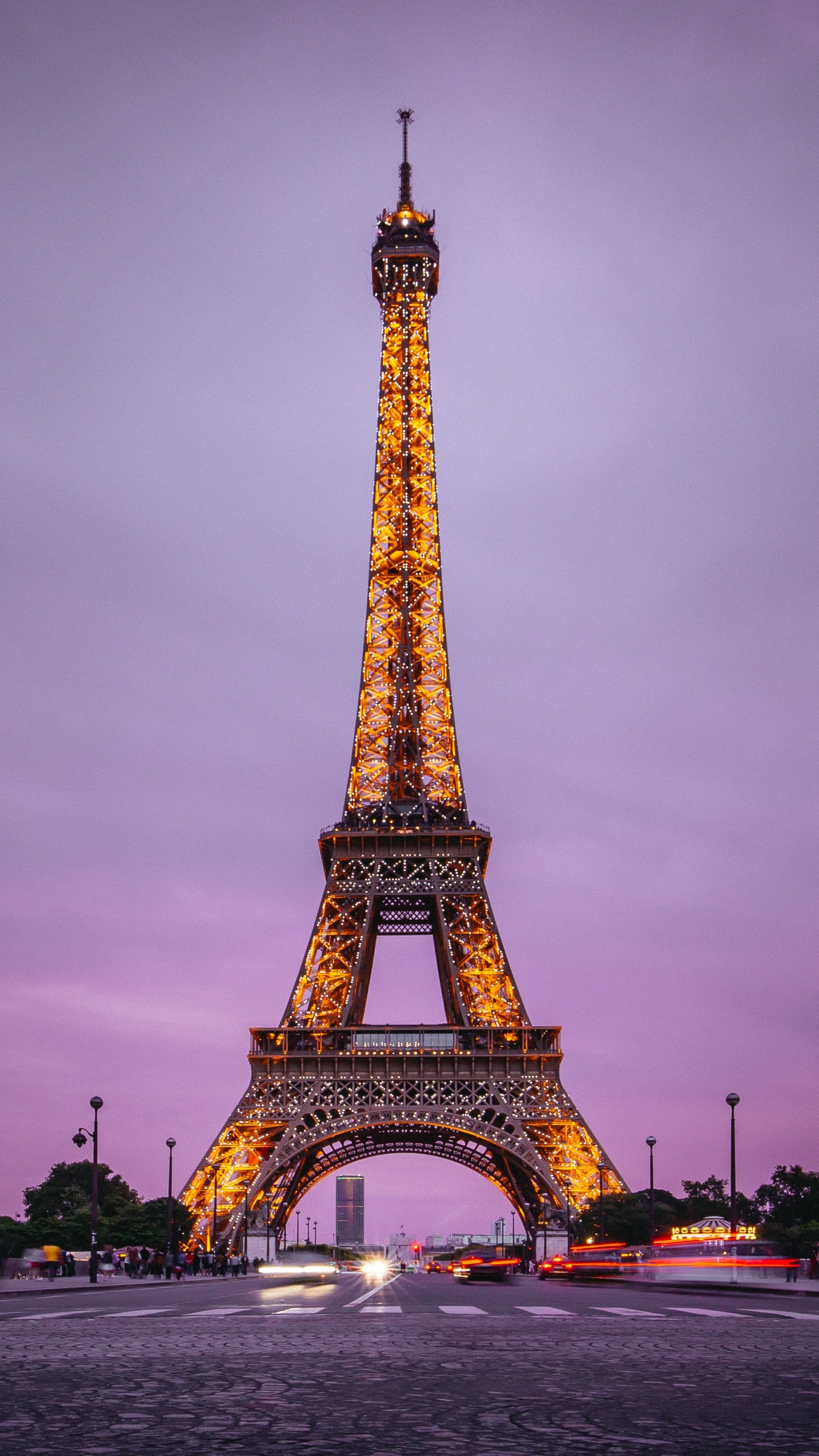 Eiffel Tower Wallpaper 4K, Paris, France, Evening, World