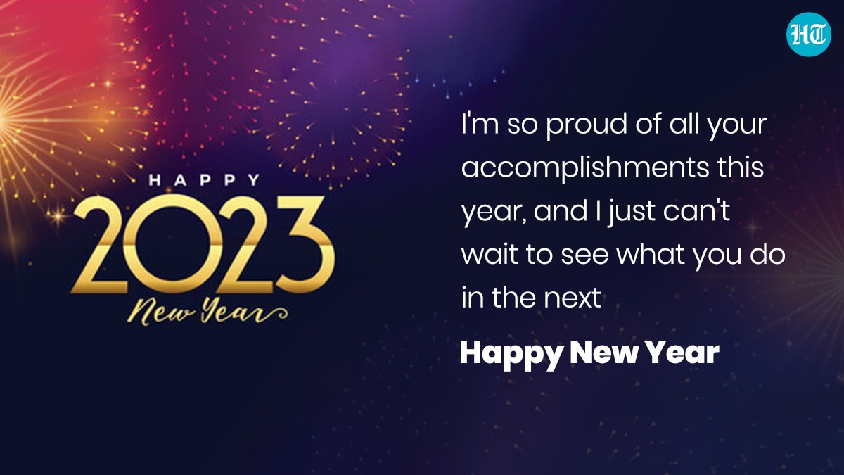 Happy New Year 2023: Best wishes, Shayari, image, greetings, messages to share with family and friends on January 1