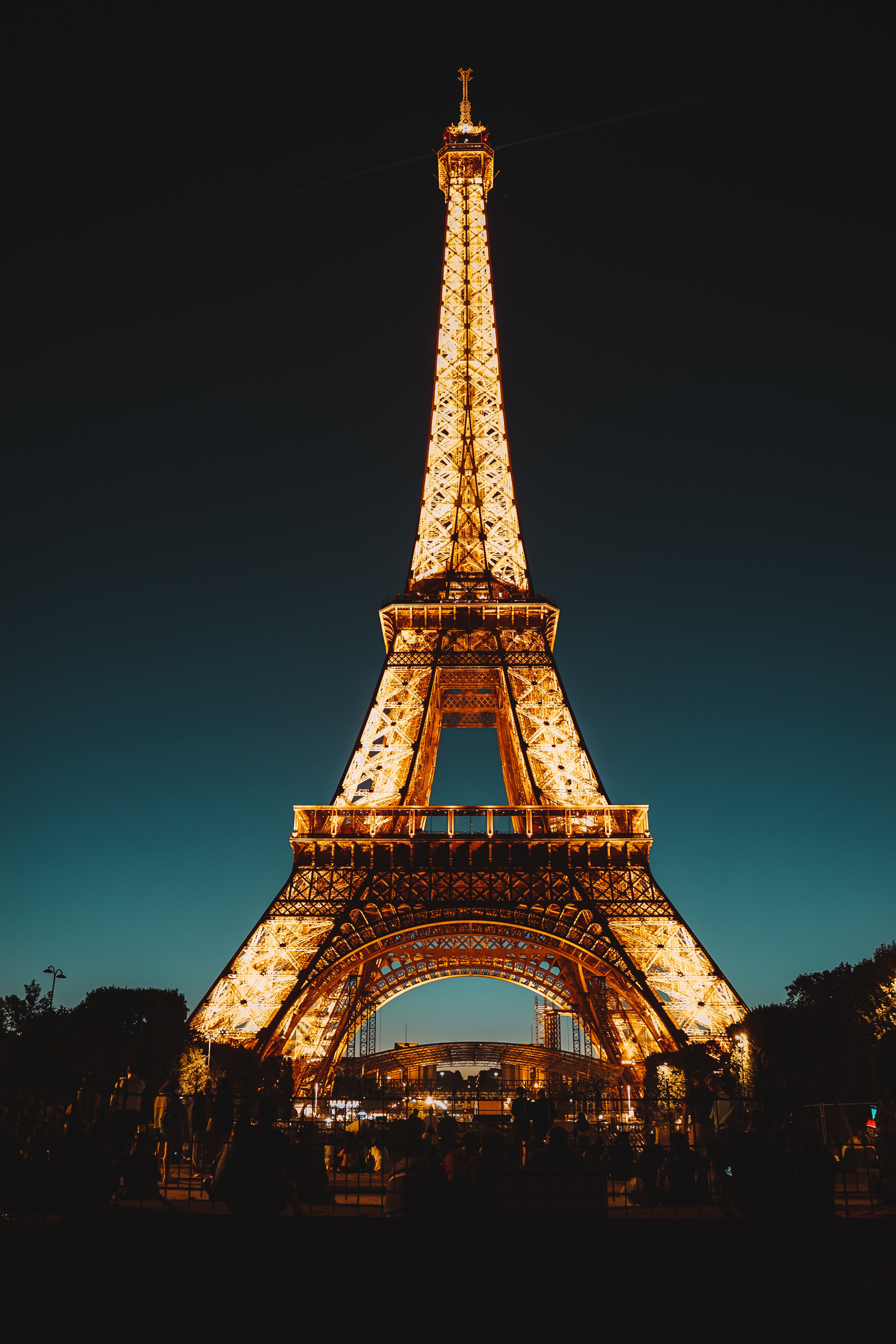Eiffel Tower During Night Time · Free