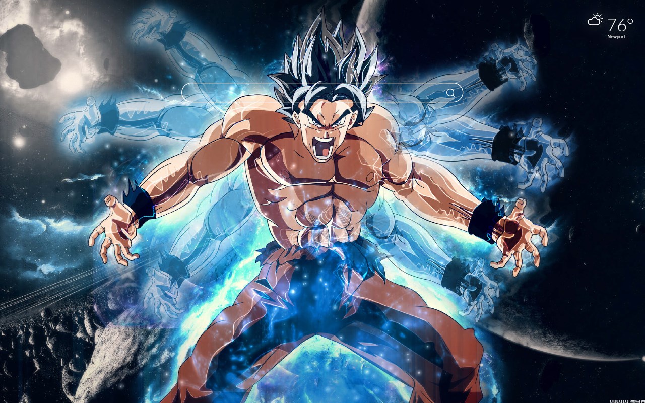 Goku Ultra Instinct HD Wallpaper New Tab Edge Addons