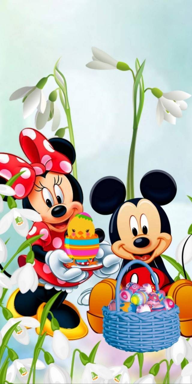 Disney Easter. Mickey mouse wallpaper, Easter bunny image, Disney easter
