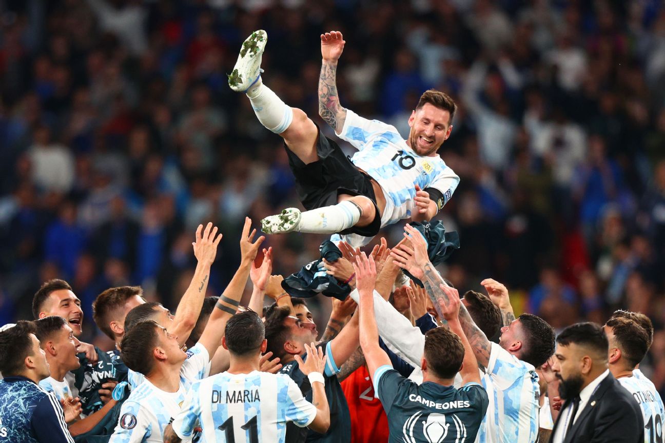 Messi's glory, Lionesses roar: Top soccer image of 2022