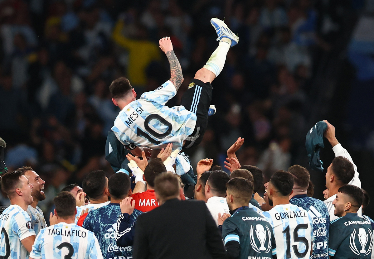 Messi Inspires Argentina To 3 0 Finalissima Win Over Italy