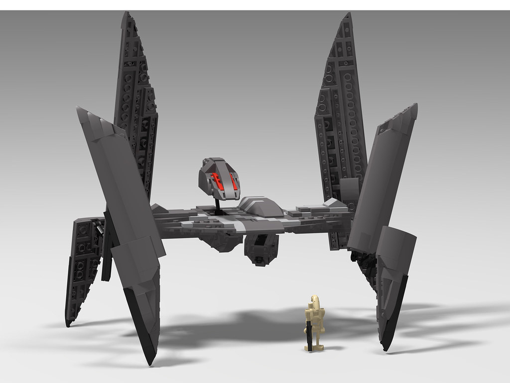 Hyena Bomber Final Standing. Minifig Scale Hyena Class Bomb