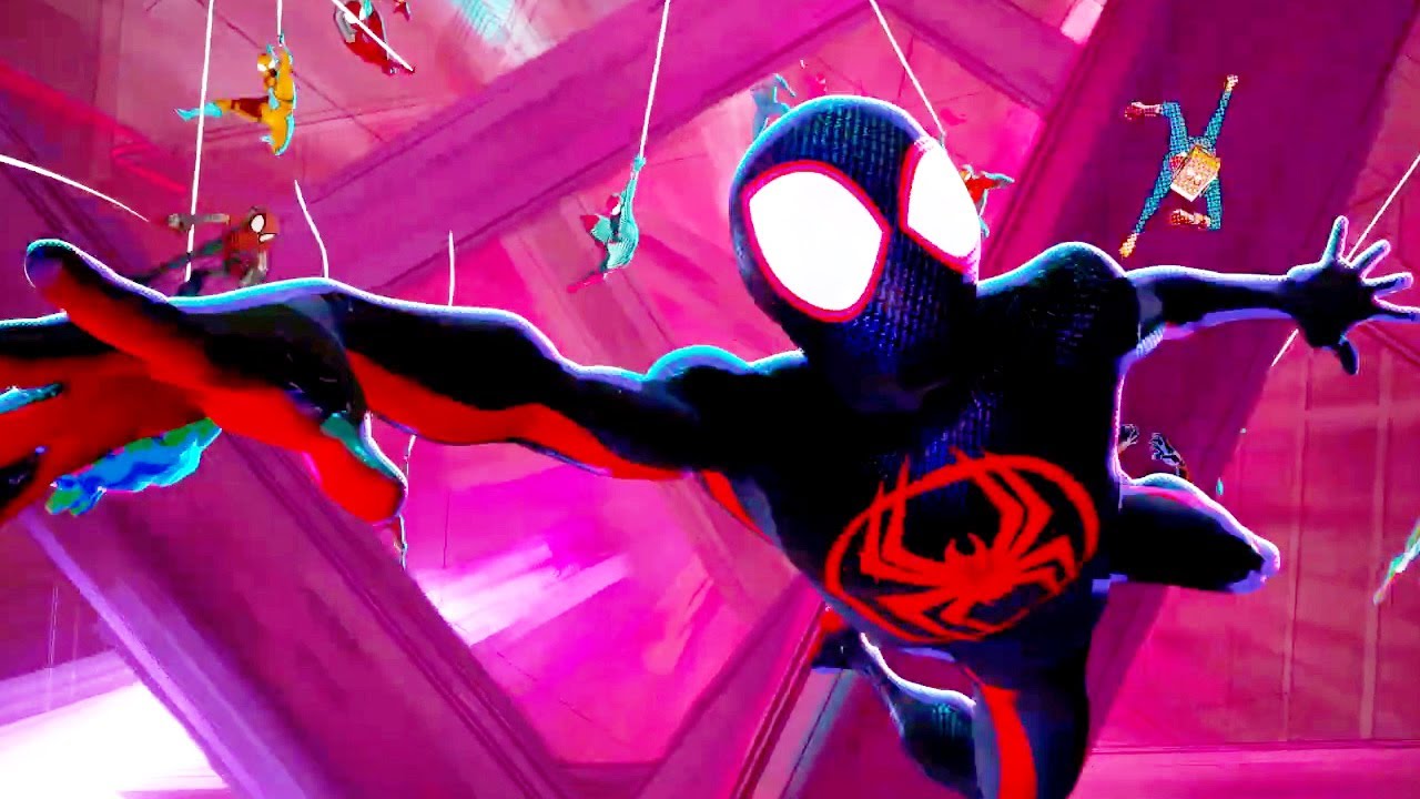 Spider Man: Across The Spider Verse Poster Traps Scores Of Spider Themed Heroes In Its Web