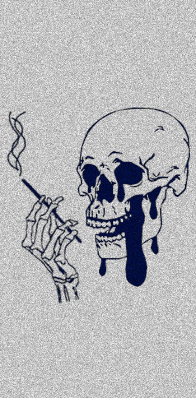 Skeleton Smoking Wallpapers - Wallpaper Cave