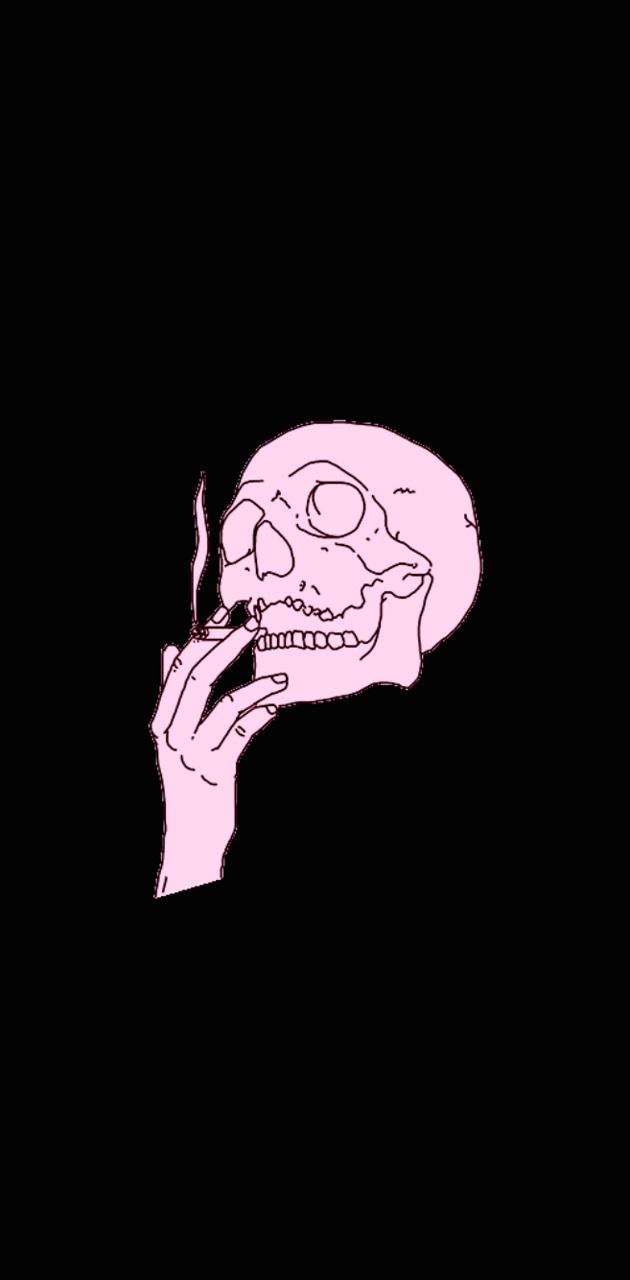 Smoking Skull by RAM