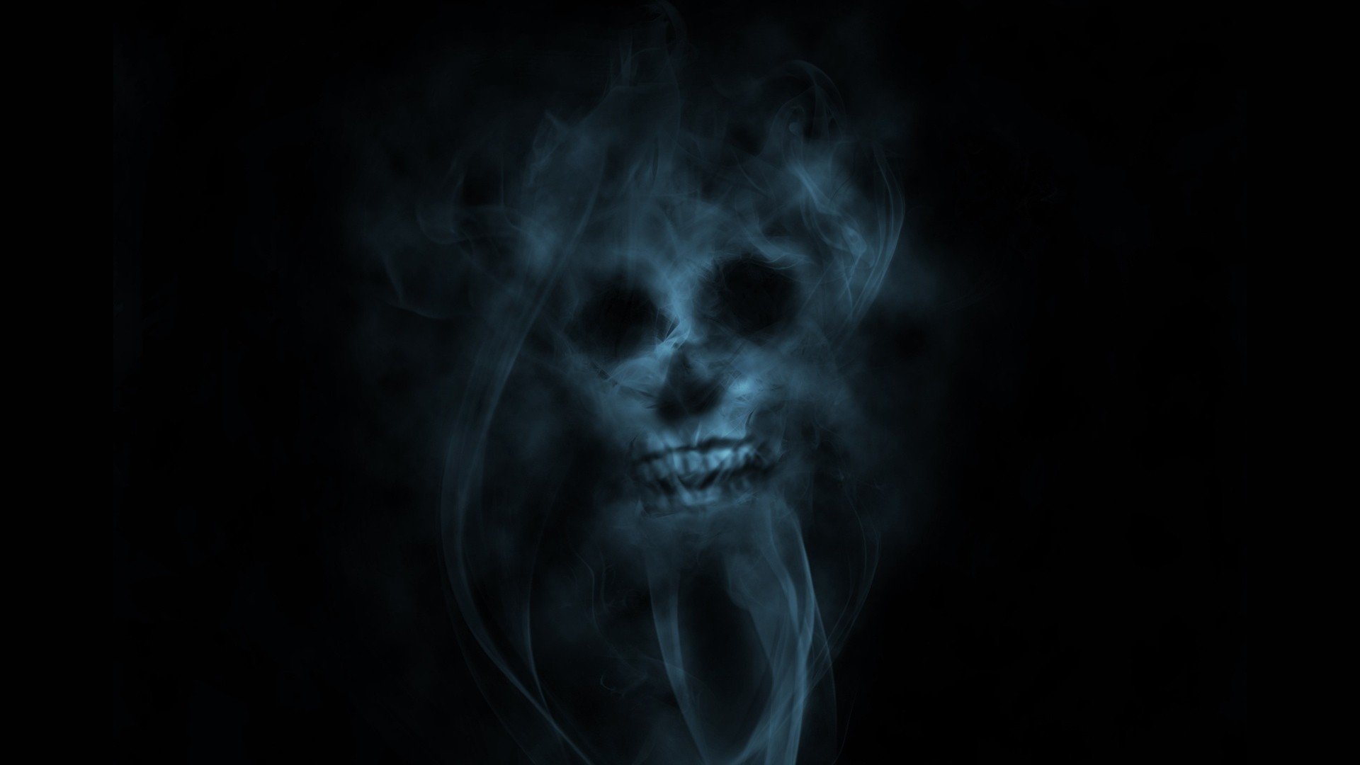 skull, Smoke Wallpaper HD / Desktop and Mobile Background