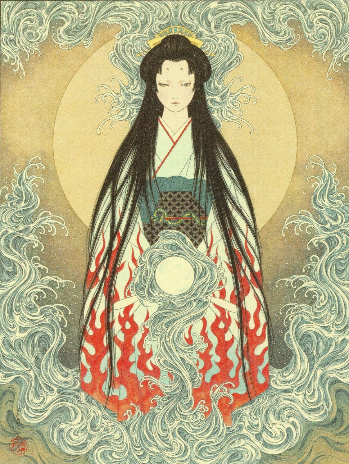 The decadently detailed artwork of Takato Yamamoto. Japanese art, Japanese painting, Japanese drawings