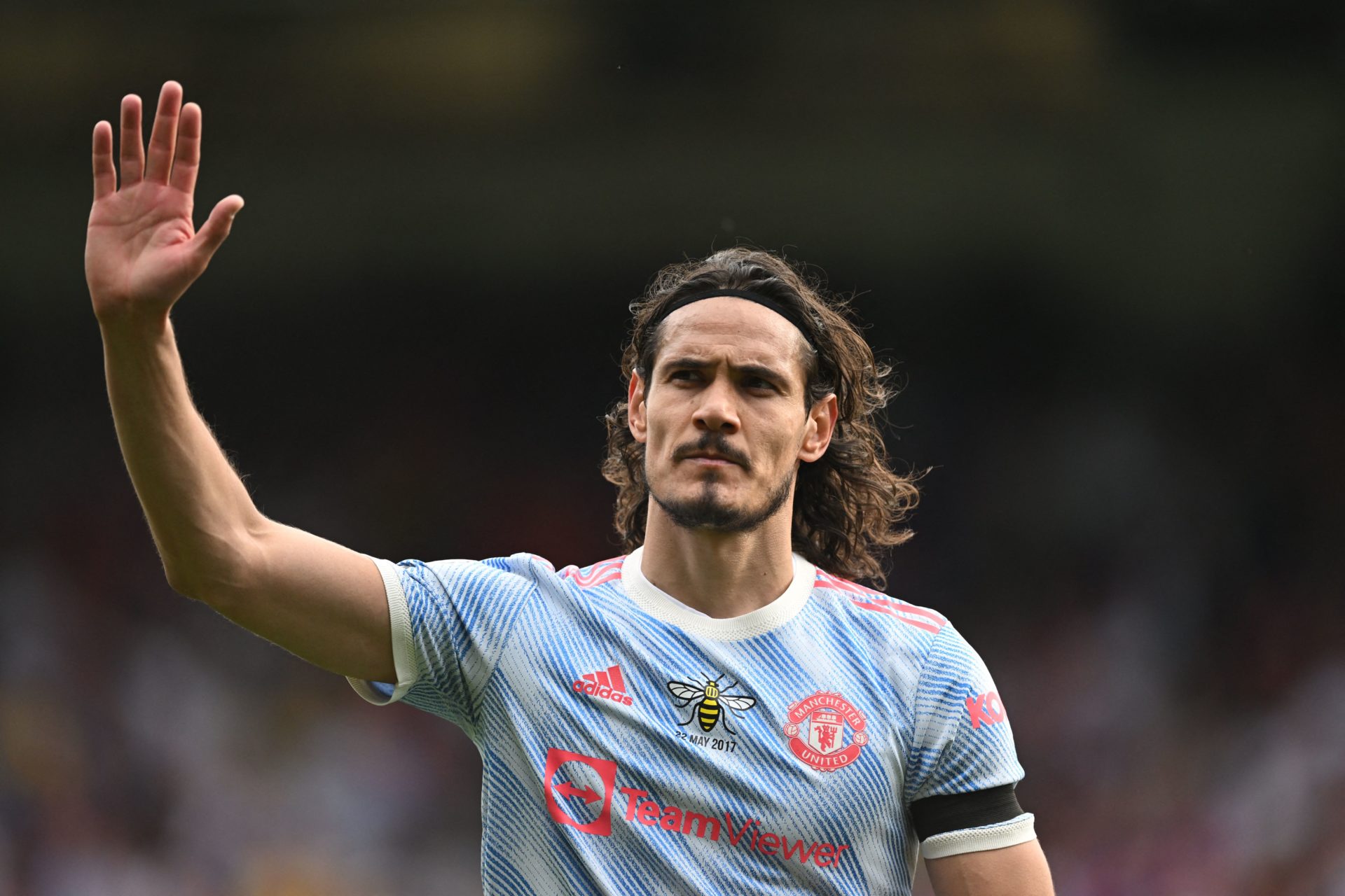 Edinson Cavani sends goodbye message to Manchester United fans