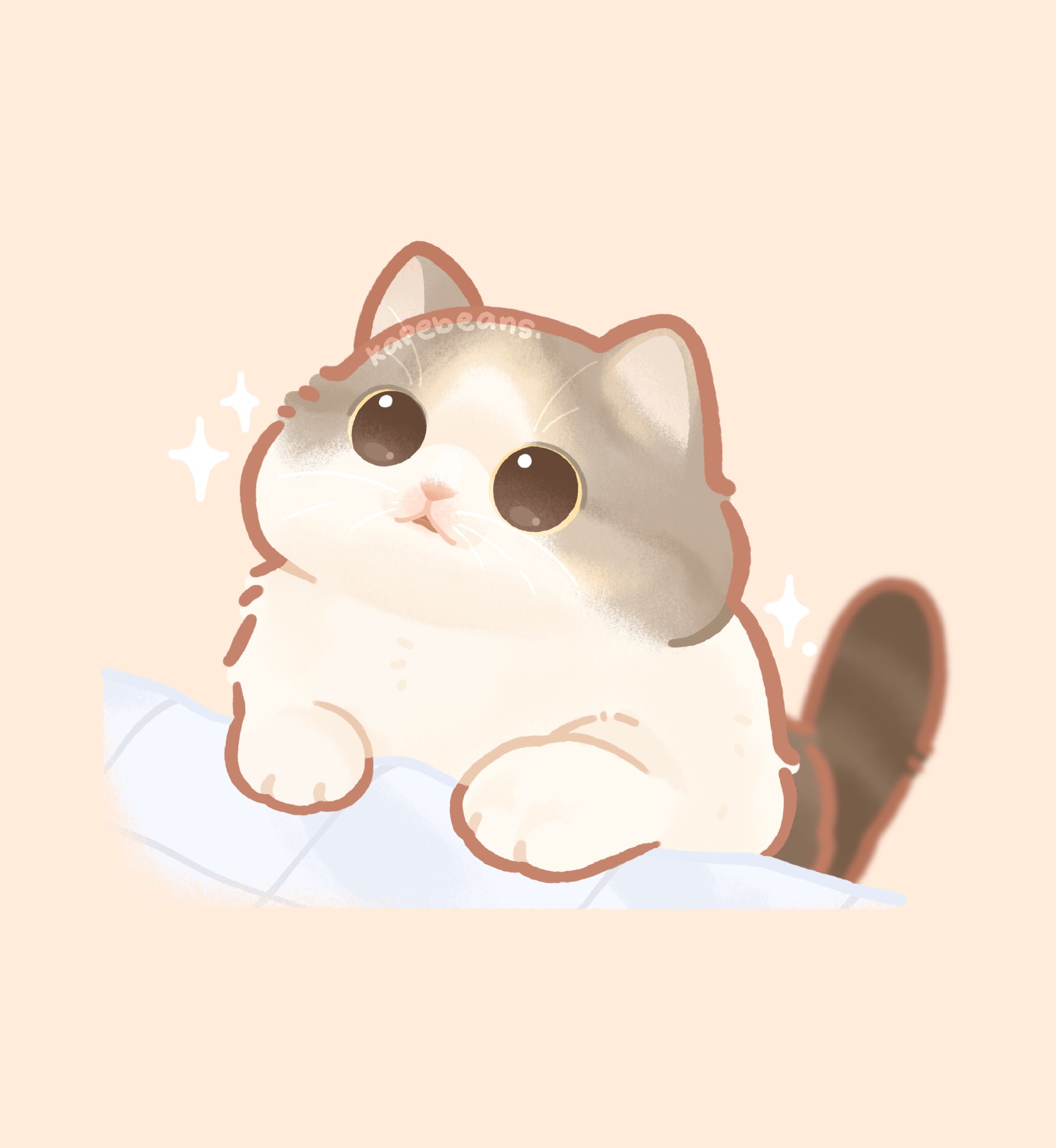 cute kitten art