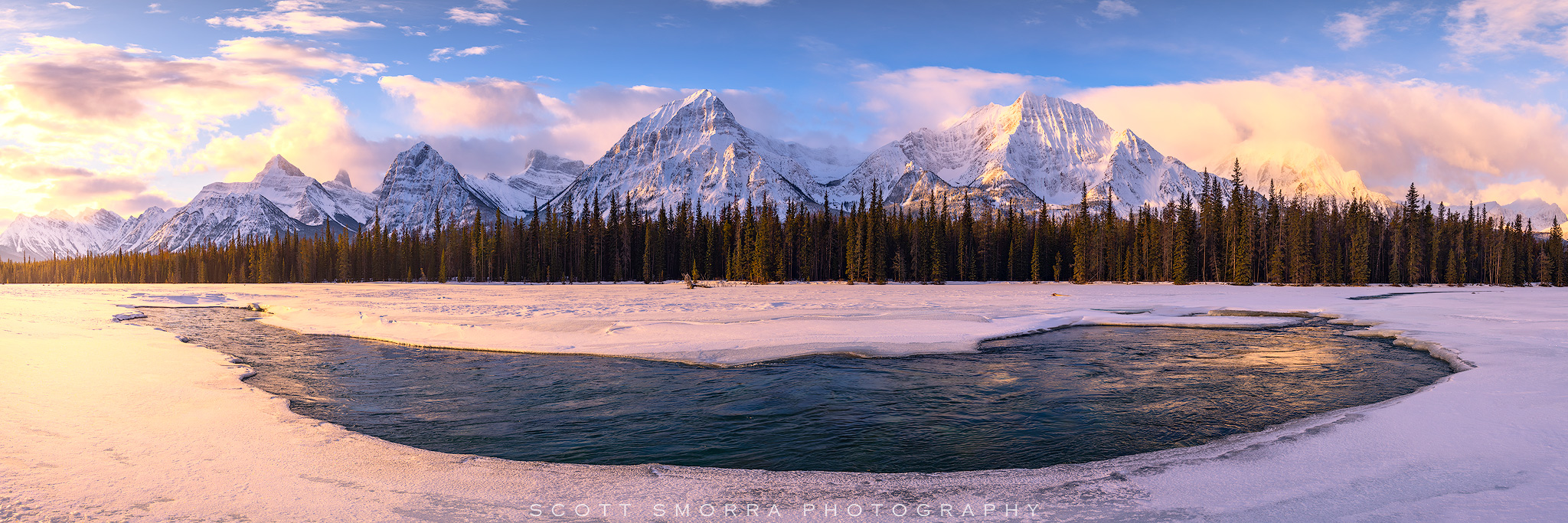 Canadian Rockies Winter. Winter Mountain Photography