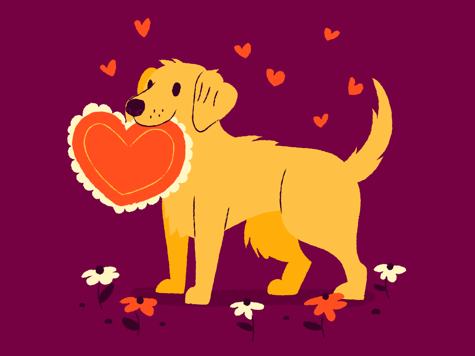 Dog Valentine's Day