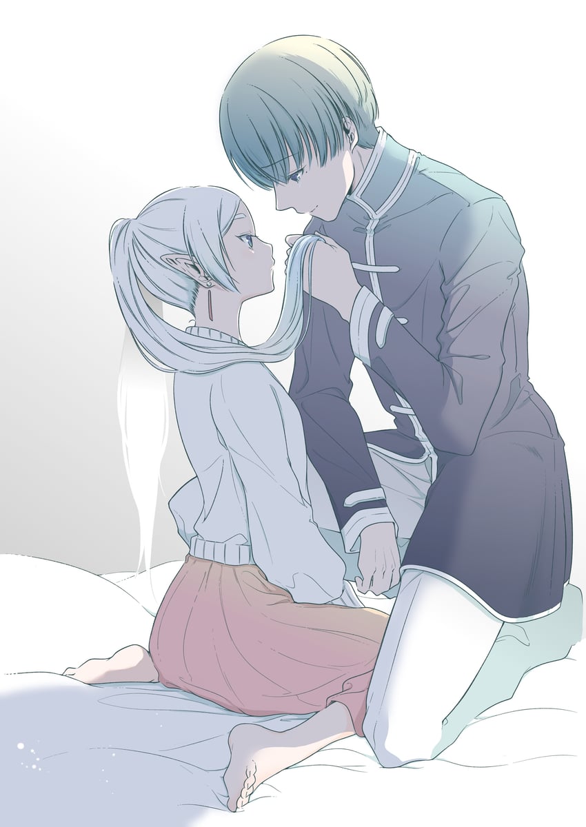 frieren and himmel (sousou no frieren) drawn