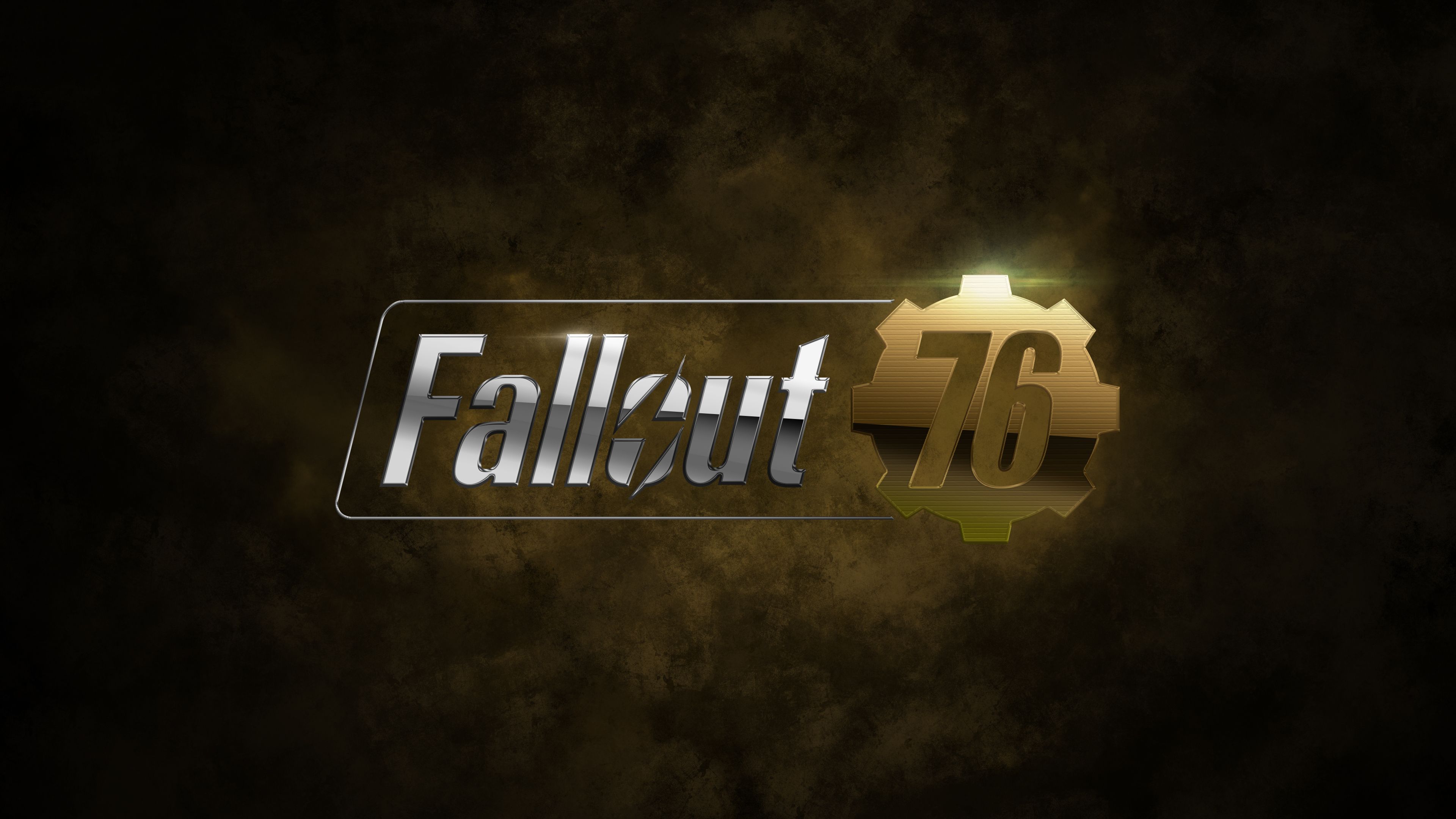 Fallout 76 Game Logo 4k Hd Wallpaper