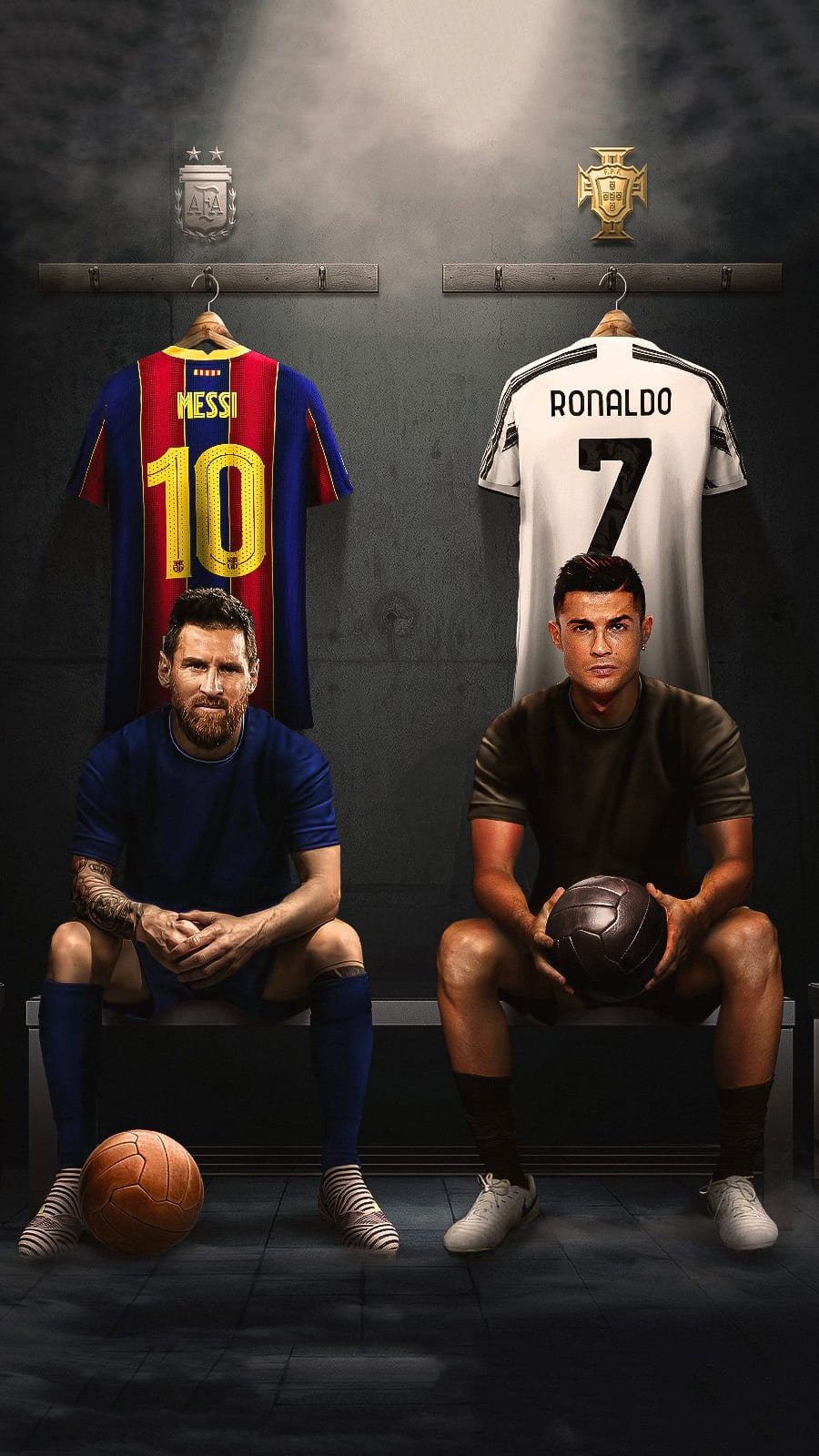 Cristiano Ronaldo Vs Messi Wallpaper Wallpaper