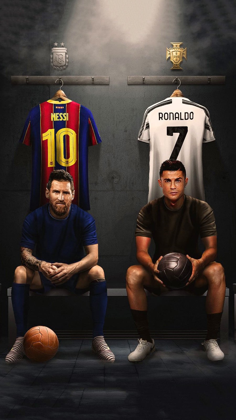 Messi And Ronaldo Wallpaper