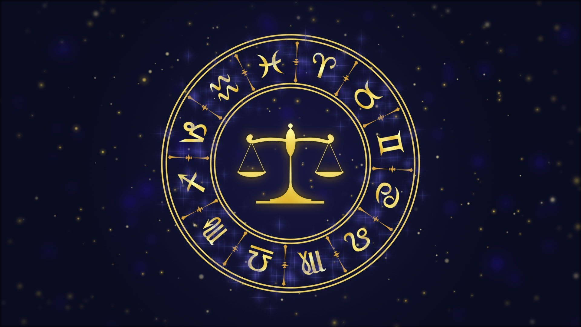 Download Horoscope Chart Wheel Libra Wallpaper