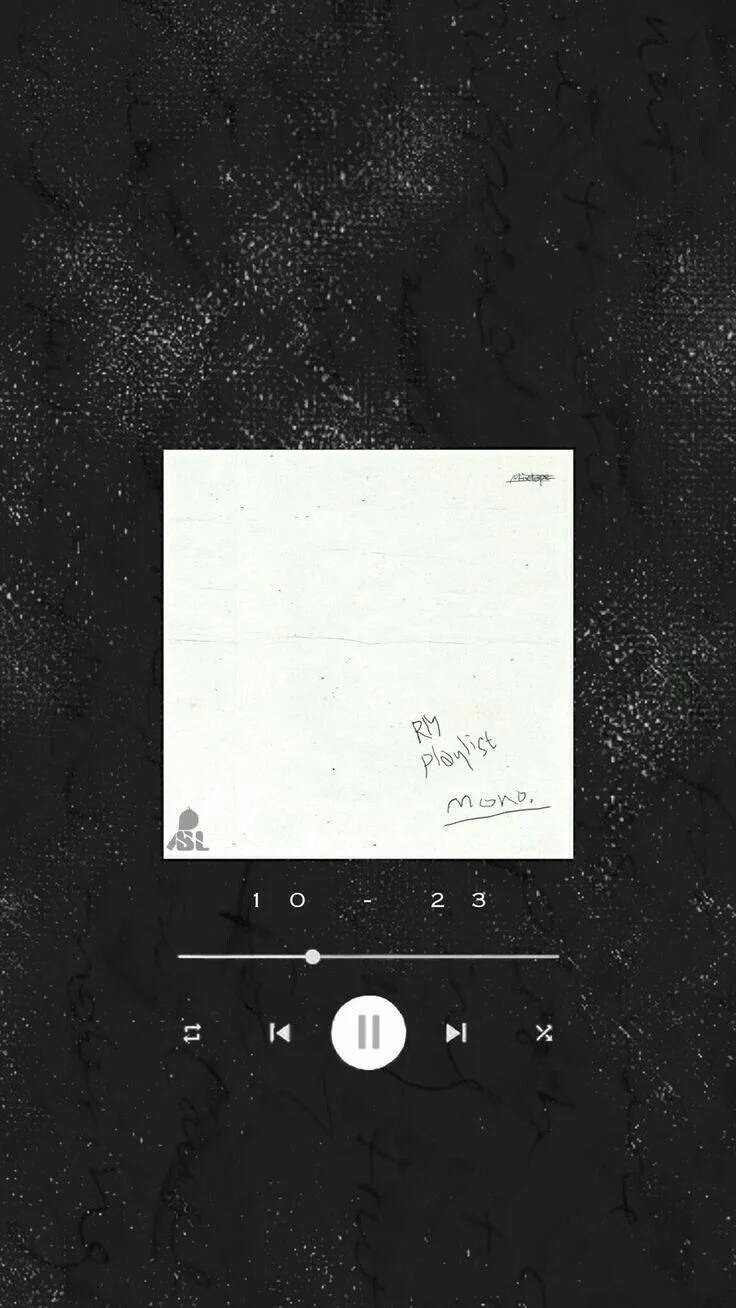 Download Aesthetic Music Of Rm Playlist Mono Wallpaper