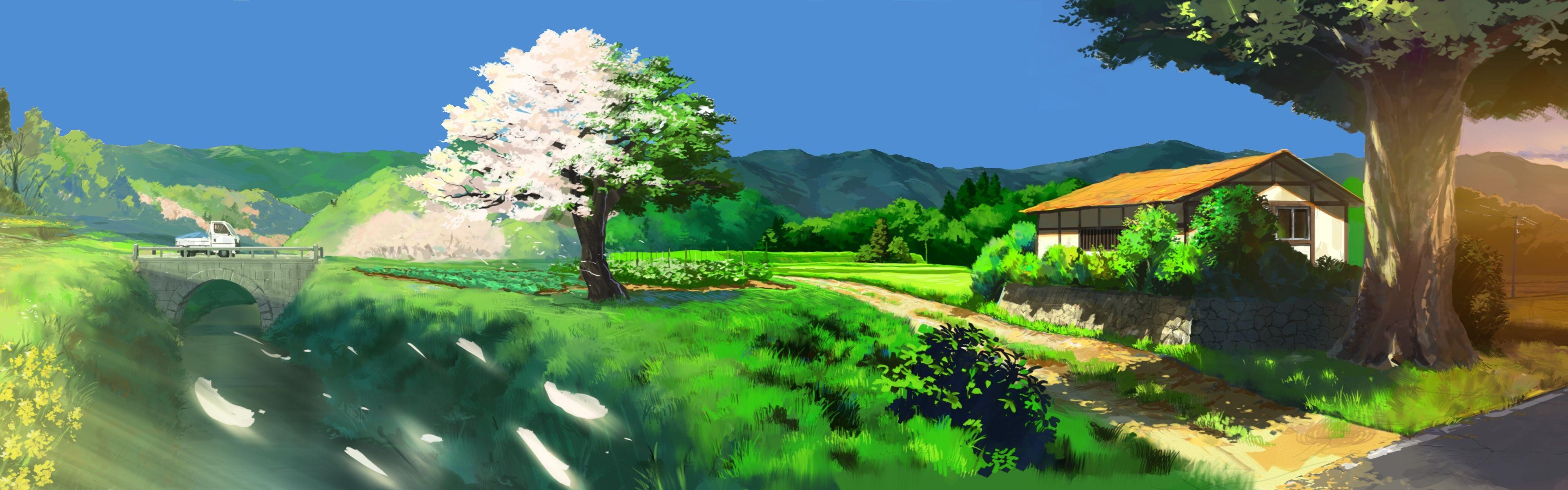 Anime Landscape [3840x1200]