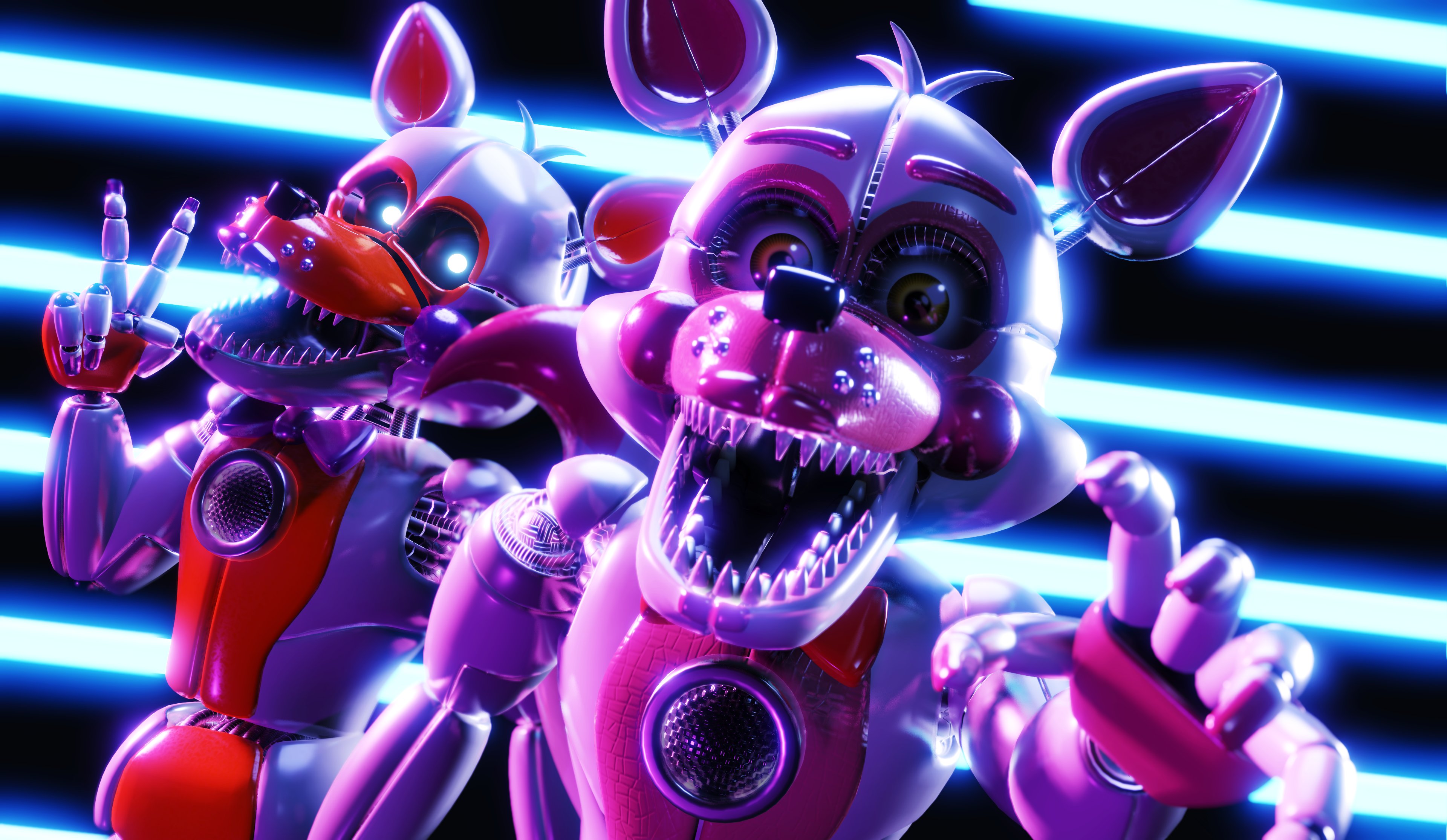 FNAF Lolbit And Funtime Foxy Wallpapers - Wallpaper Cave