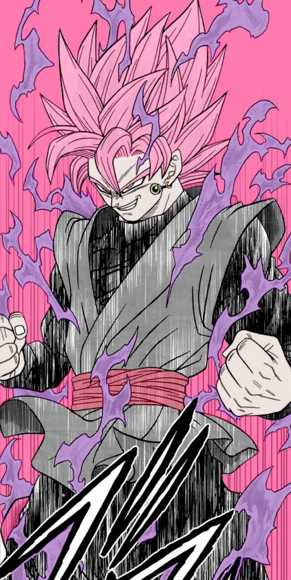 Sūpā Saiya Jin #Black#Goku#Rosé. Dragon Ball Art Goku, Anime Dragon Ball Goku, Dragon Ball Super Manga