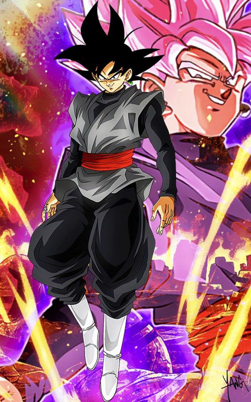 Black Goku HD Wallpaper. Personajes de dragon ball, Dibujo de goku, Dibujos chibi