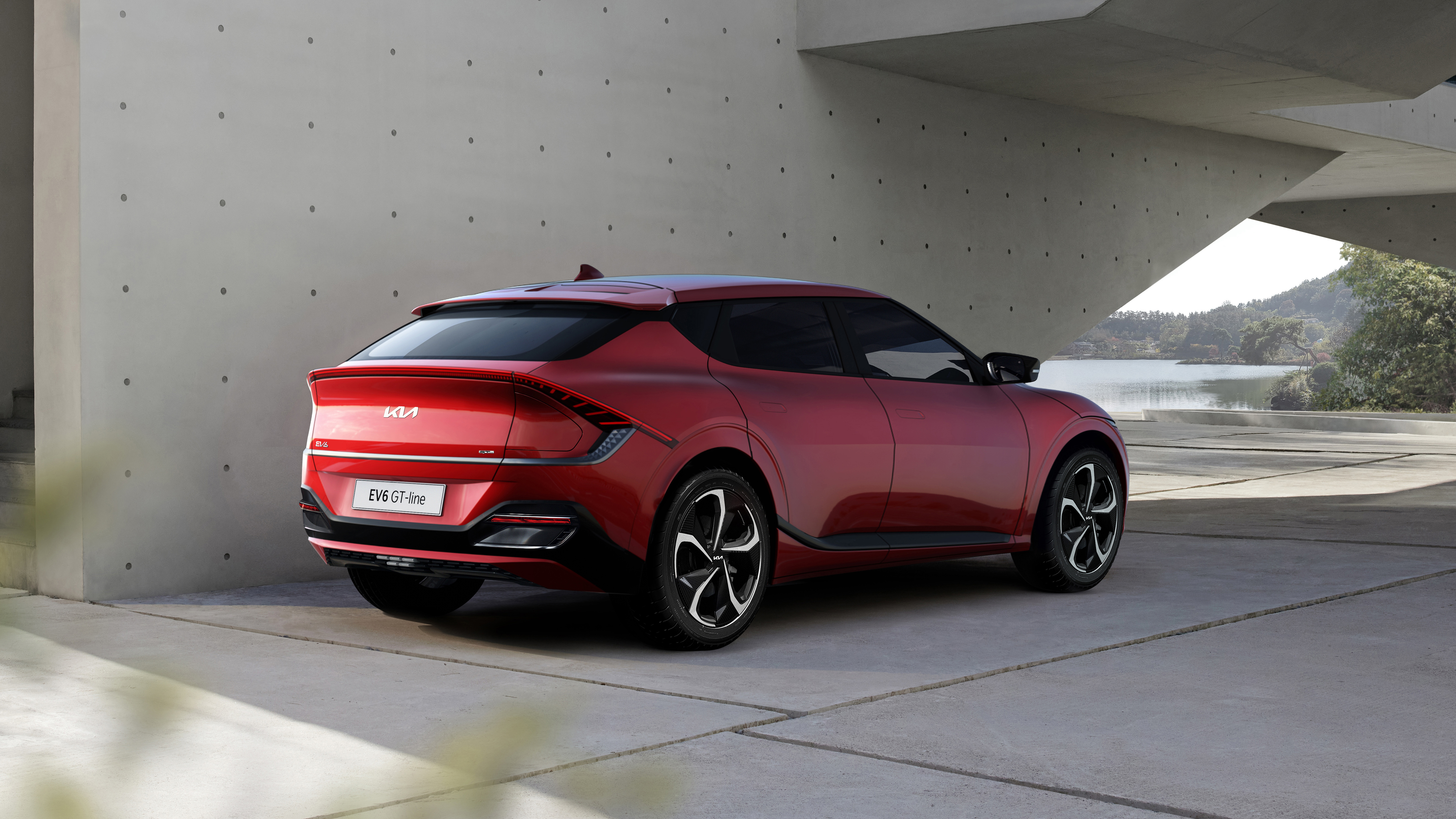 Kia EV6 GT Line 2021 4K 2 Wallpaper Car Wallpaper