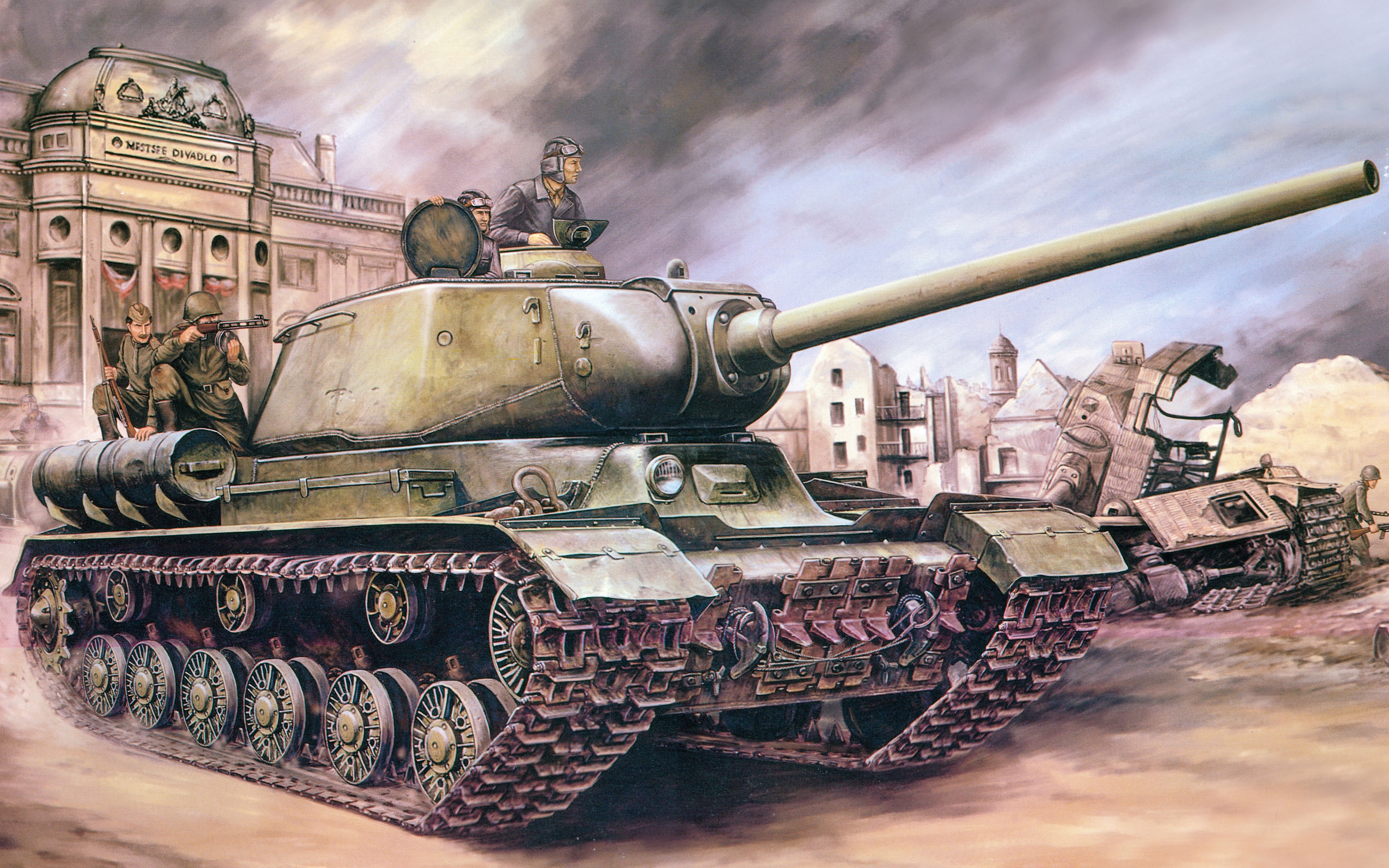IS tank family HD Wallpaper and Background