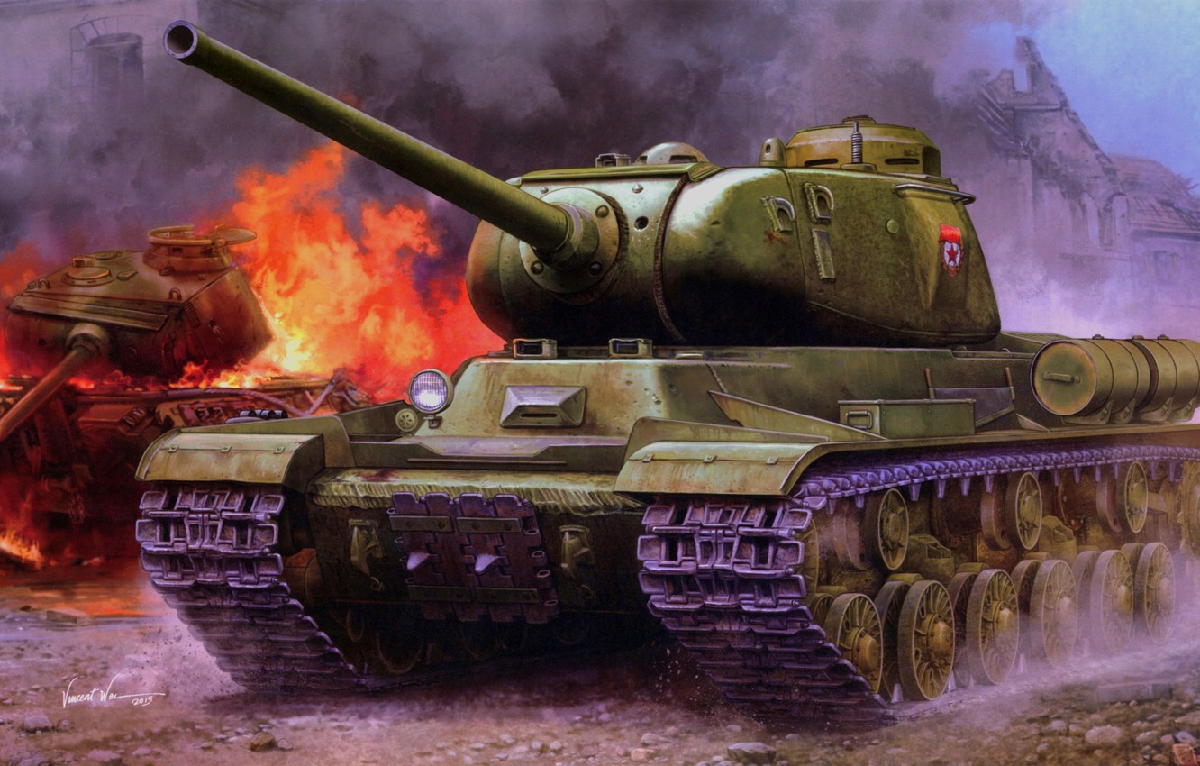 Wallpaper Tank, USSR, The Red Army, Vincent Wai, Is Heavy, Soviet JS 1 Heavy Tank Image For Desktop, Section оружие