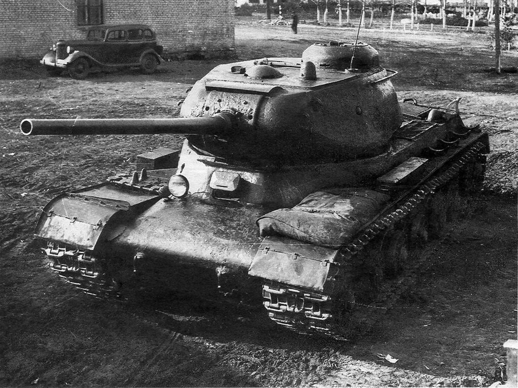 Soviet IS 1 Prototype Tank. IS 1 First Prototype. Construc