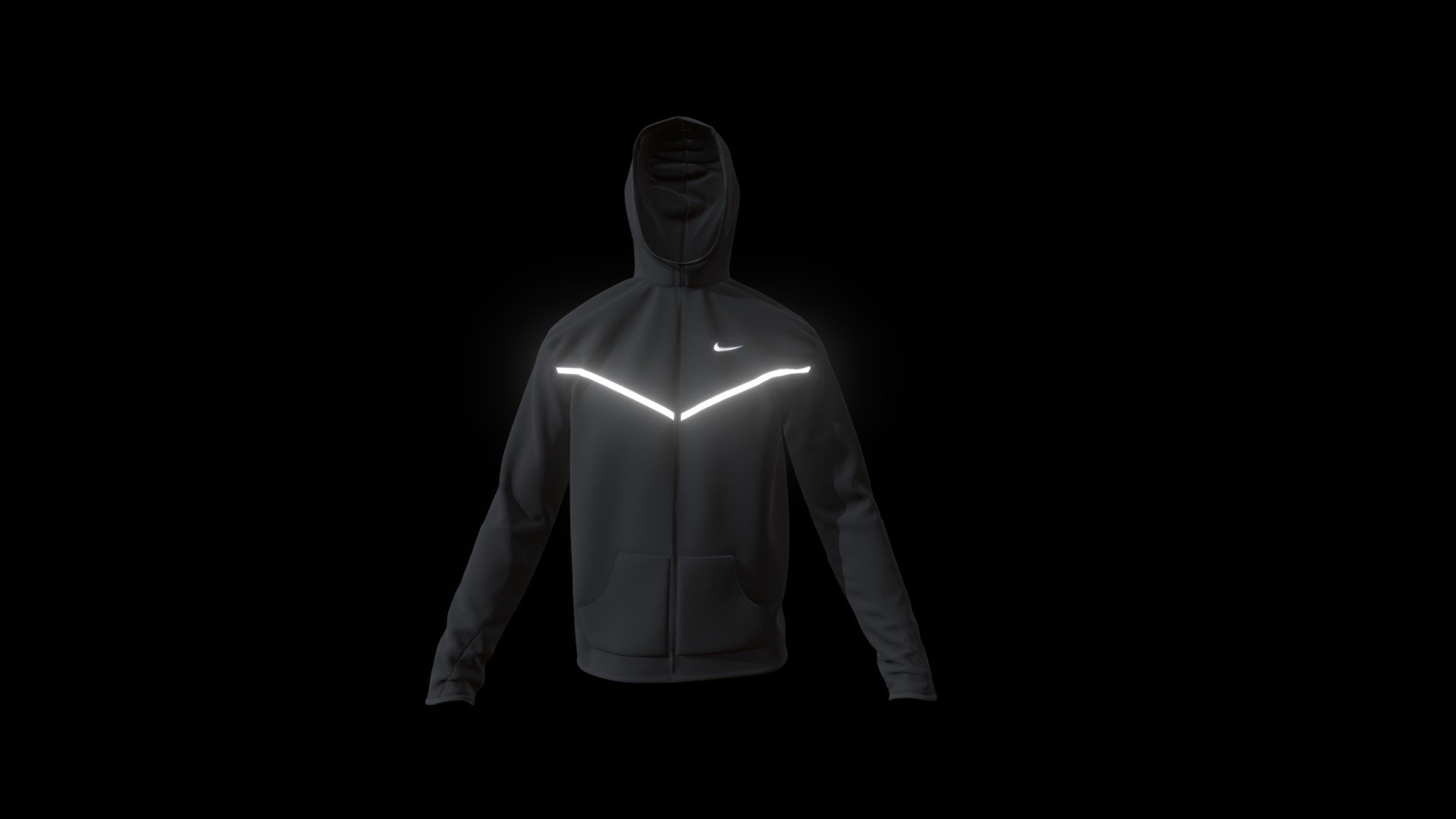 Nike Tech Fleece Full Zip Hoodie Free 3D model by PROXY [2c7b8ad]