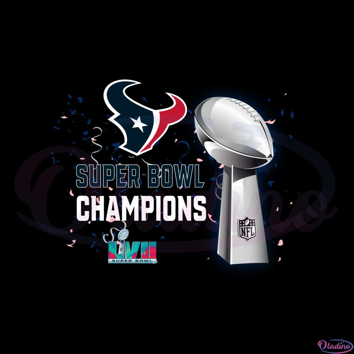 Houston Texans Super Bowl Lvii 2023 Champions Png Designs
