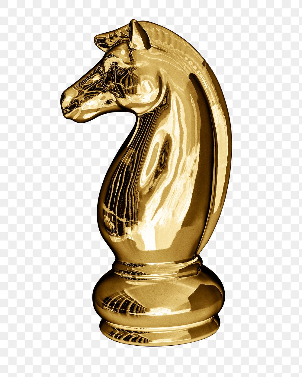 Chess Horse Gold Image Wallpaper