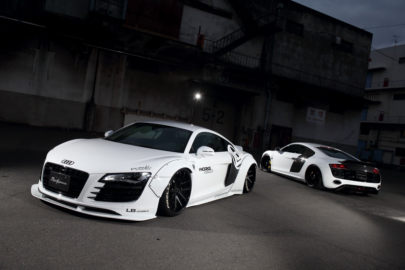 Liberty Walk Audi R8 cars bodykit modified wallpaperx1067