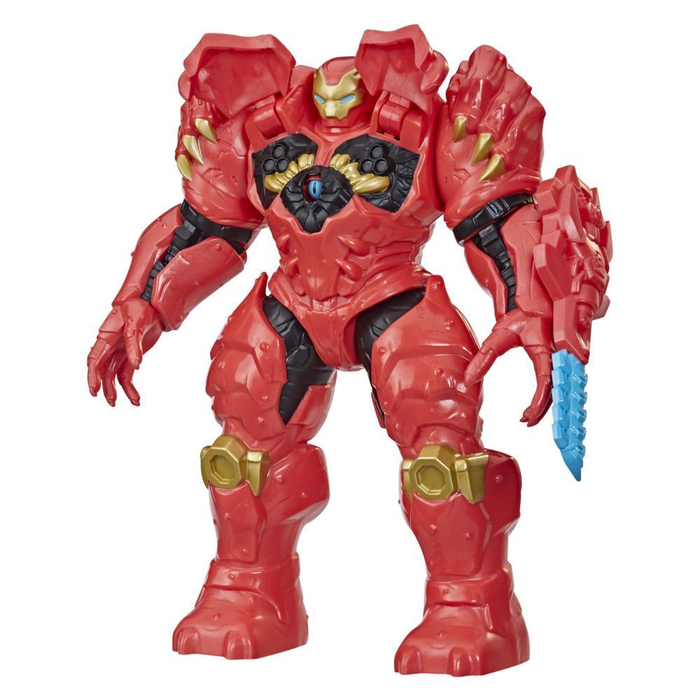 Marvel Avengers Mech Strike Monster Hunters Hunter Suit Iron Man Toy, 8 Inch Scale Deluxe Figure, Ages 4 And Up