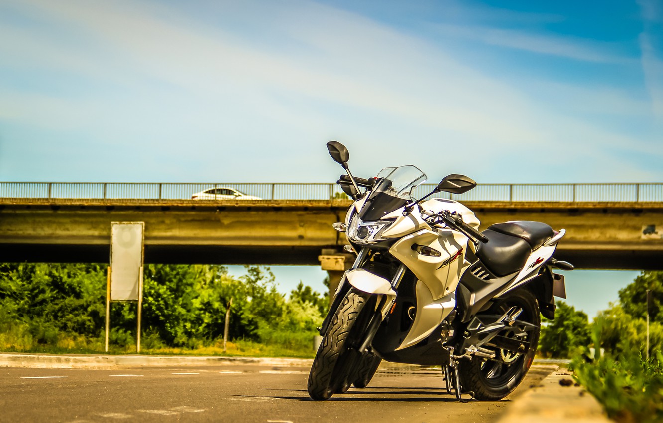 Wallpaper road, bridge, Lifan, KPR image for desktop, section мотоциклы