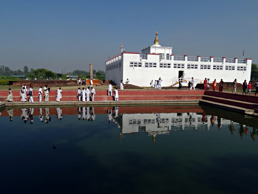 Cycling to Lumbini's Religious Sites