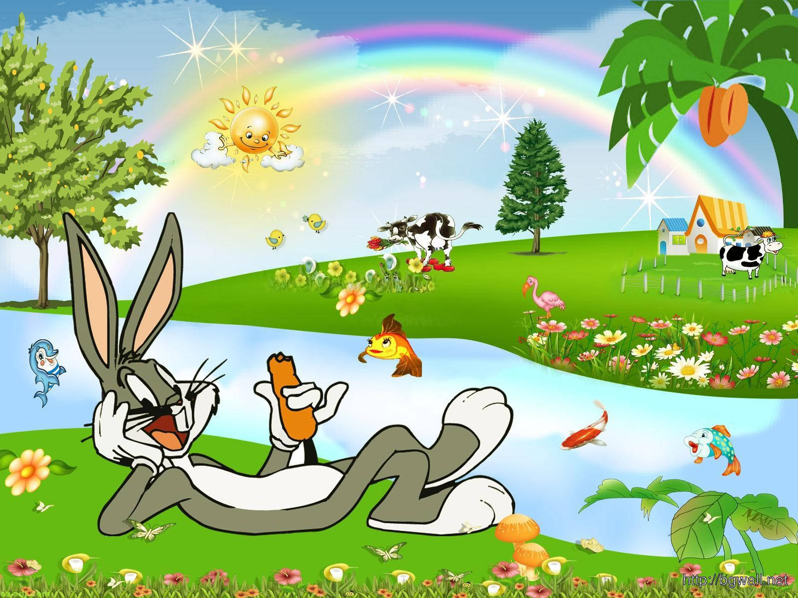 Download Bugs Bunny Cute Cartoon Character Wallpaper