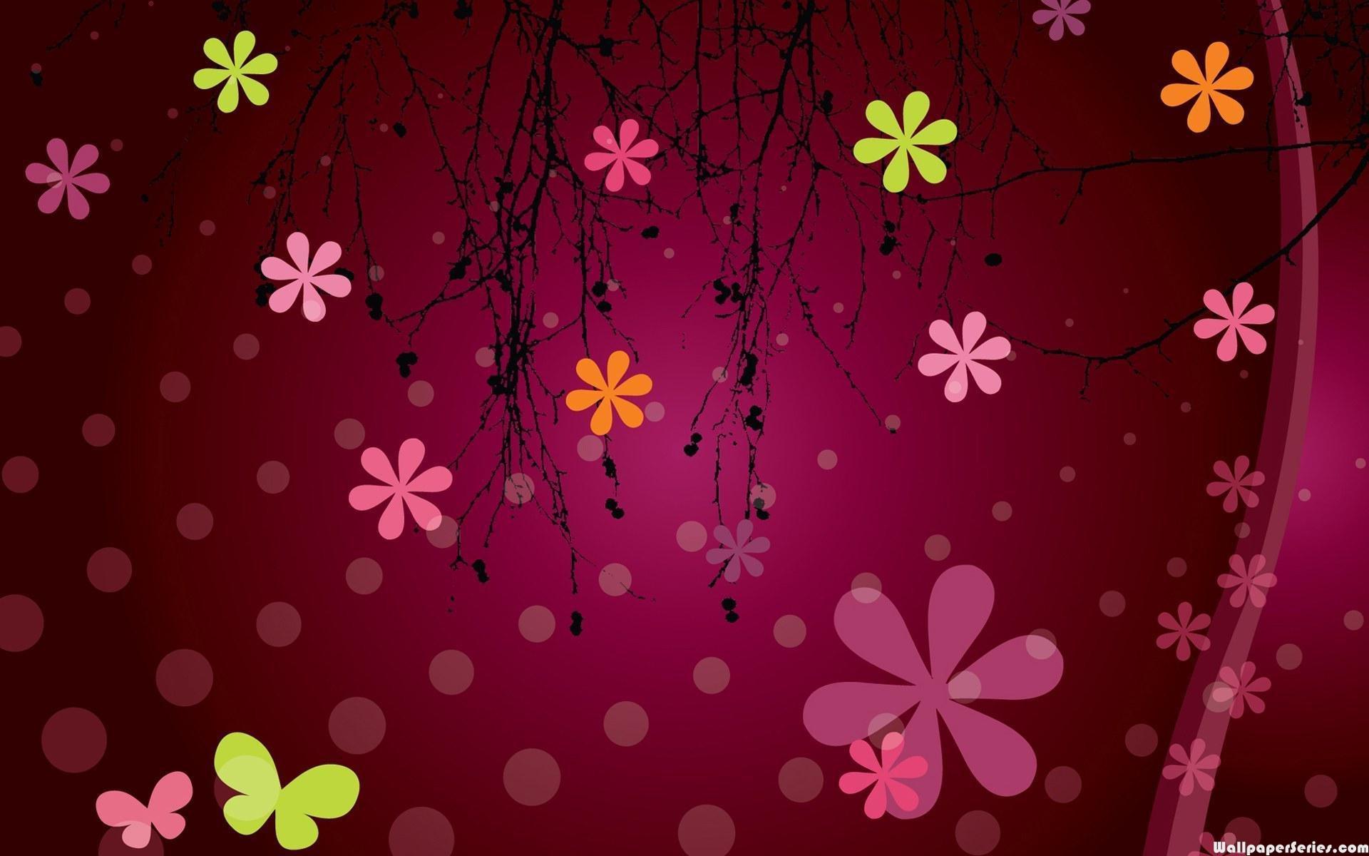 Cute Pink Flower Wallpaper