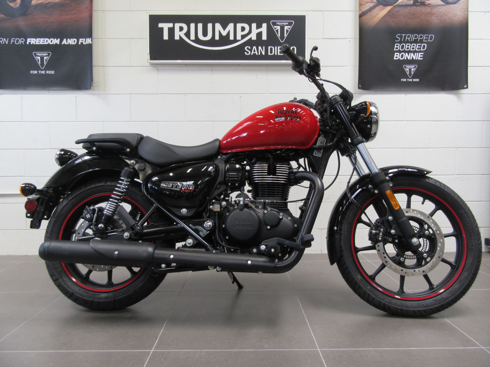 Royal Enfield at Triumph San Diego