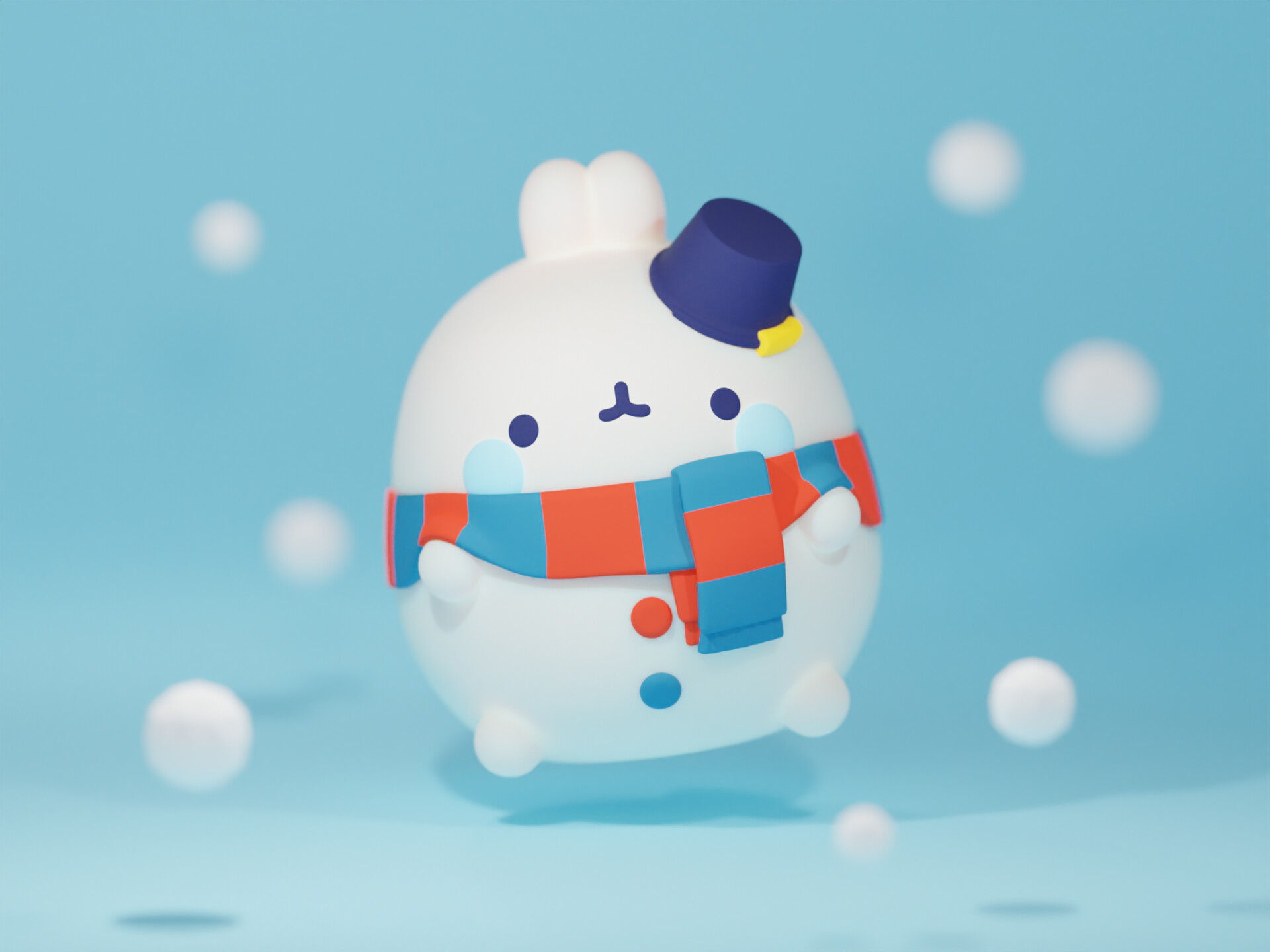 X Mas Snow Molang
