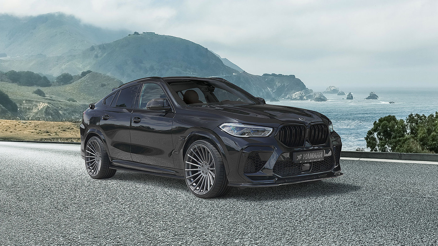 This bodykitted BMW X6 M has FOUR rear wings