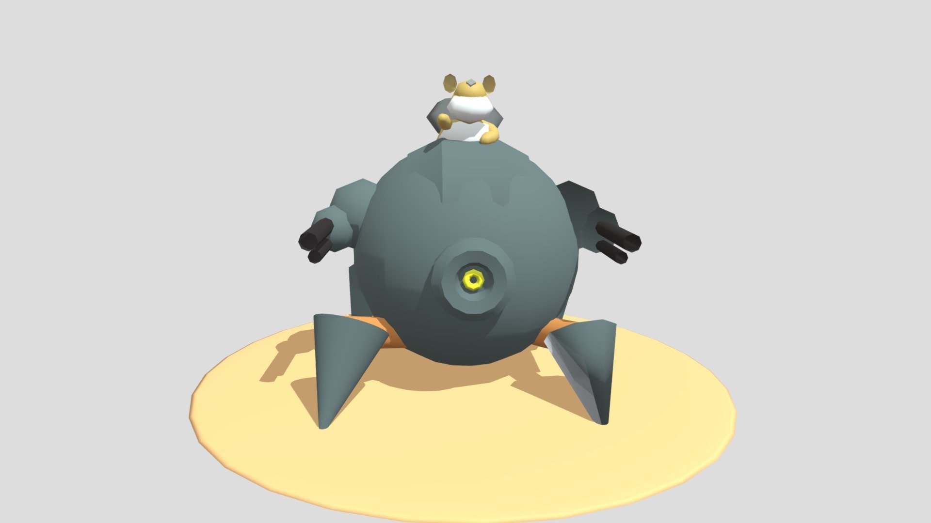 Wrecking Ball from Overwatch Free 3D model by JWCrap [57f0639]
