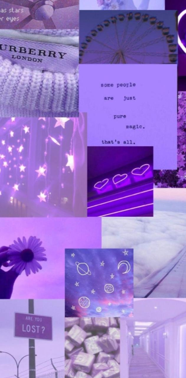 Soft purple wallpaper